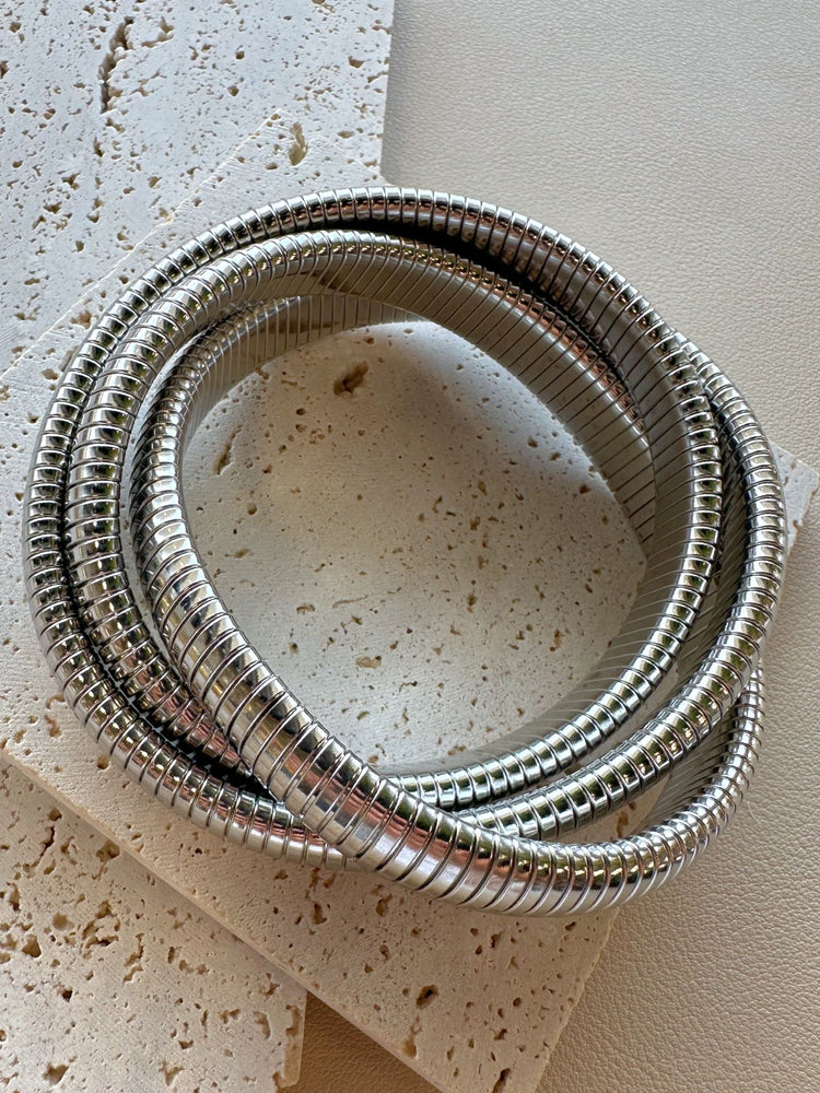 Stainless Steel Triple Bracelet