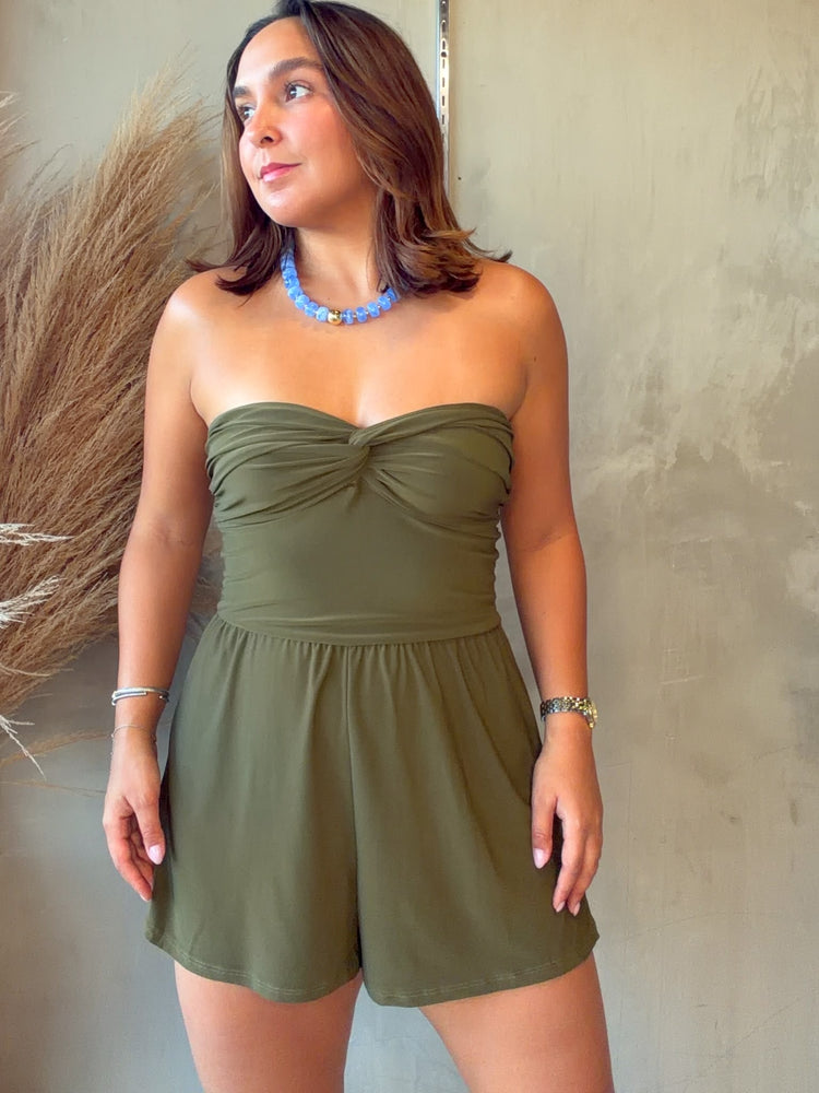 Francis Olive Twist Romper