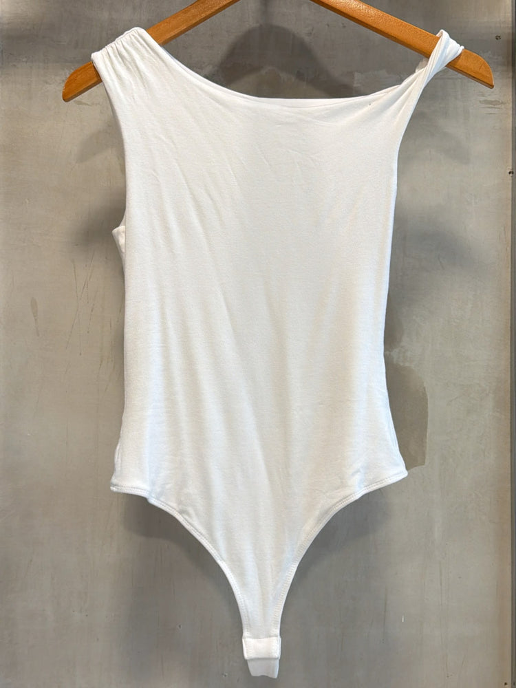 Louise White Twist Bodysuit