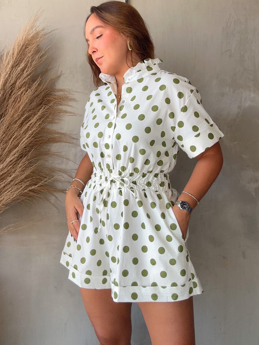 PREORDEN Estefania Polka Dots Romper