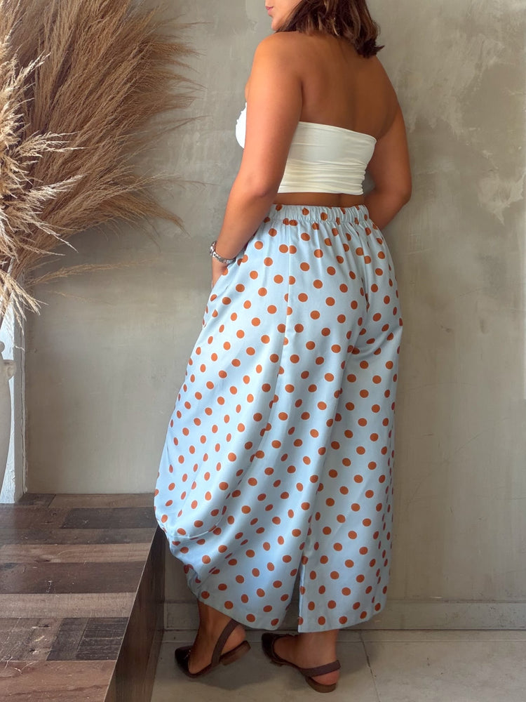 Estefania Polka Dots Wide Pant