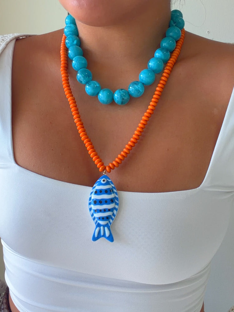 Fish Beads Necklace