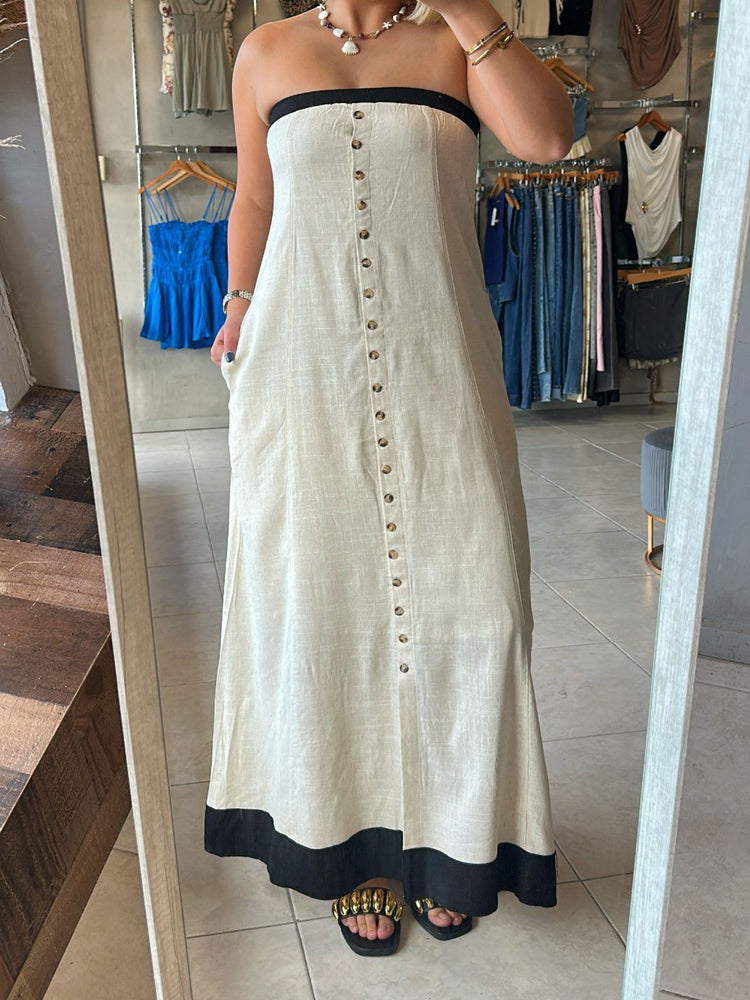 Luisa Tube Maxi Dress