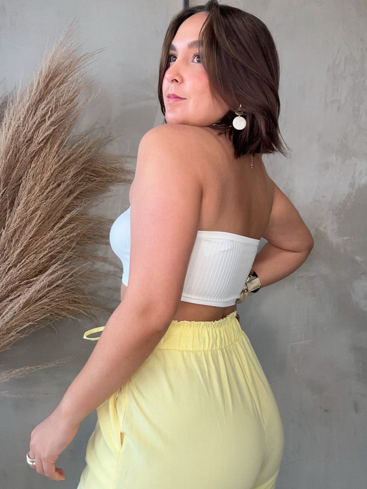 Kathia White Tube Top