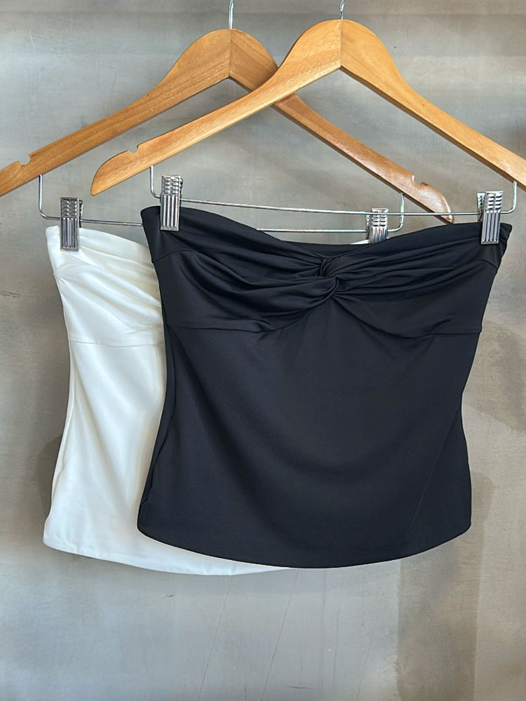 Lilith White Twist Top