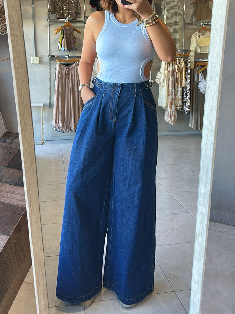 Amara Blue Bodysuit