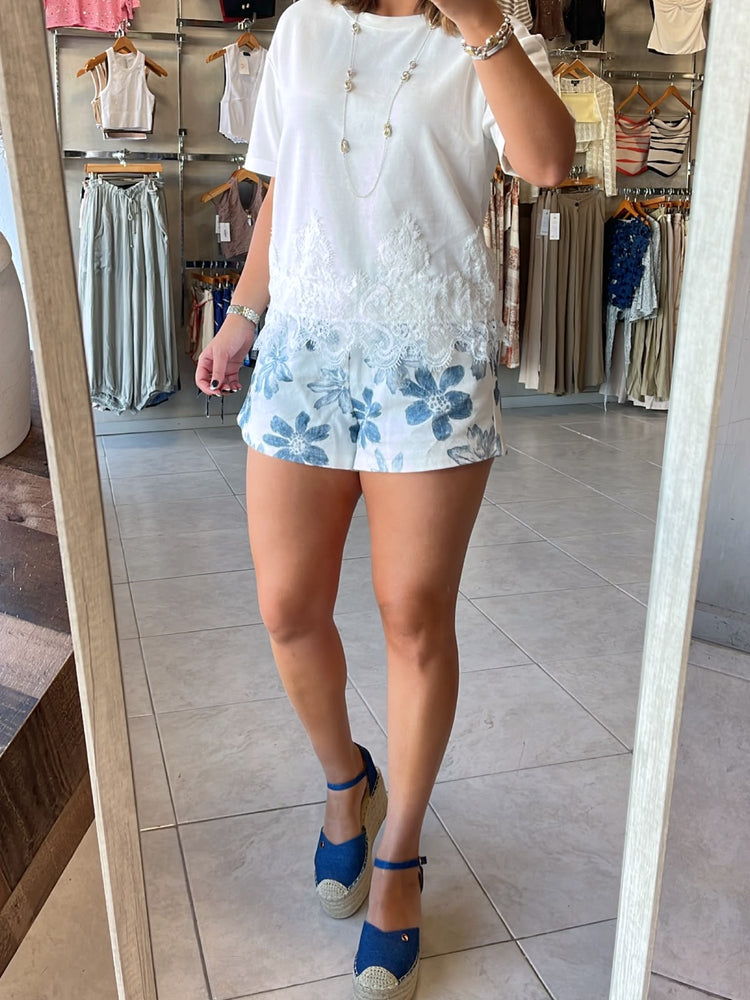 Jani Lace Detailed Tee