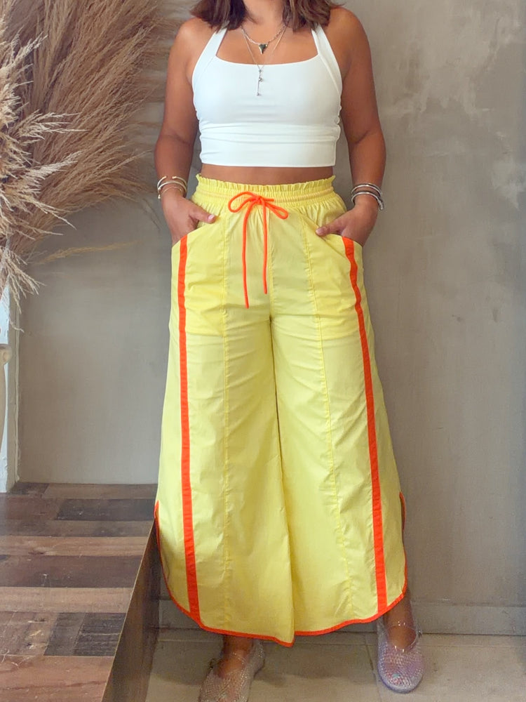 Bea Lemon/Orange Sporty Pants