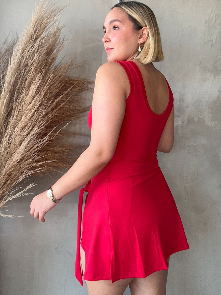 Aryna Red Active Dress