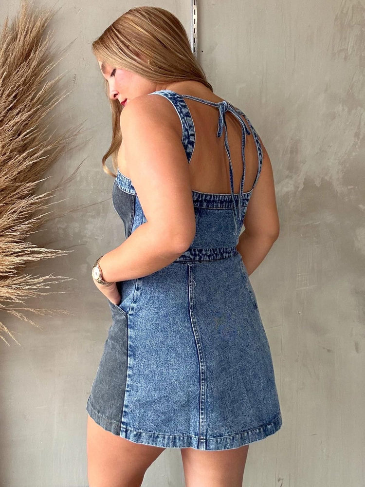 FINAL SALE - Denim Dress
