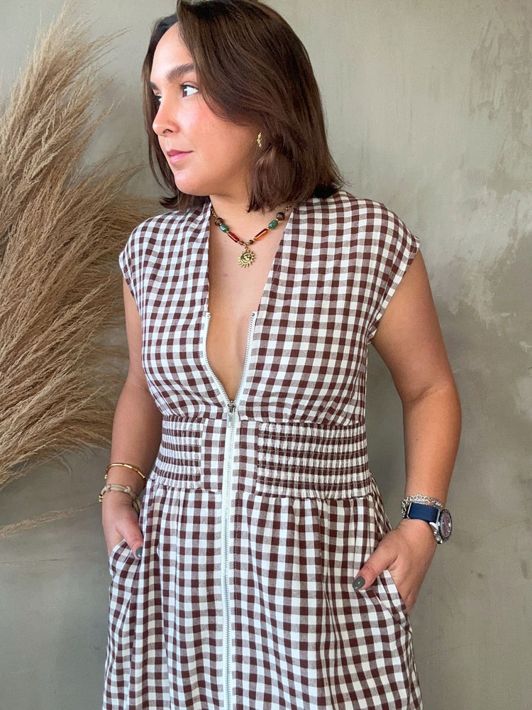 Priscilla Gingham Dress