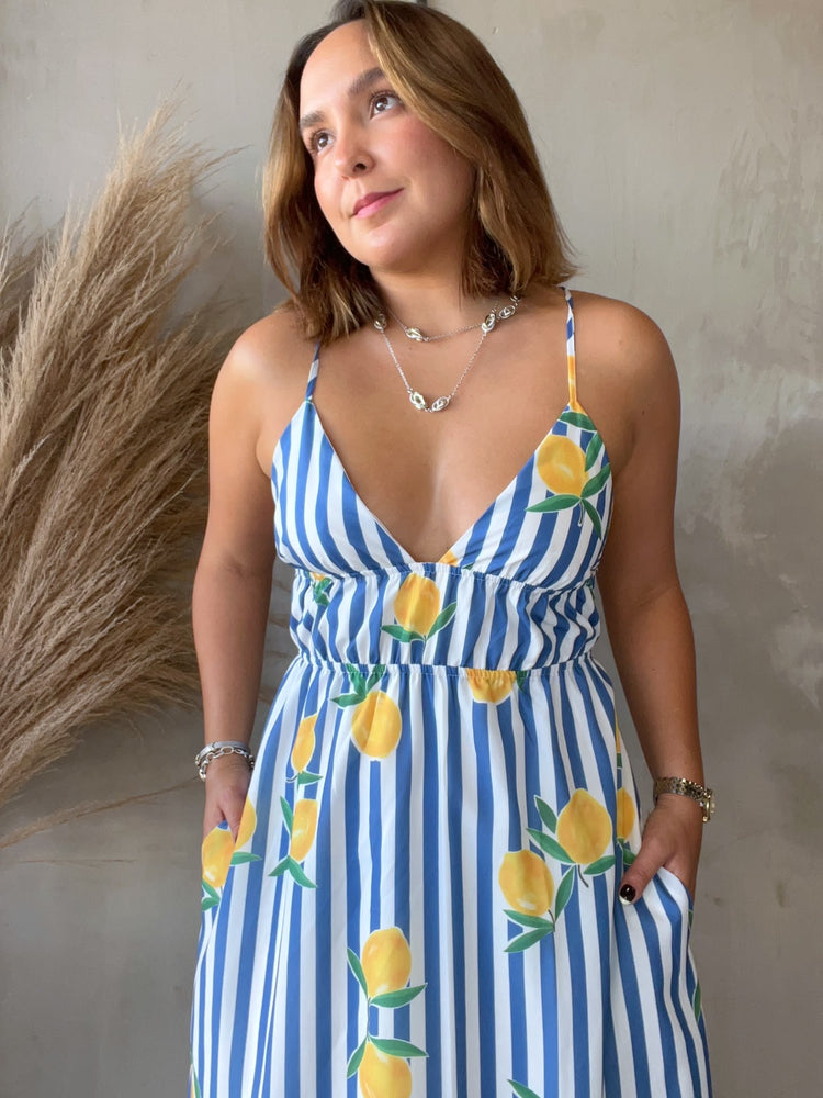 Stripes & Lemons Dress