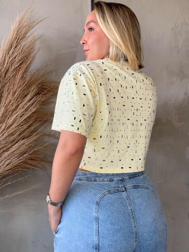 Zamira Light Yellow Tee