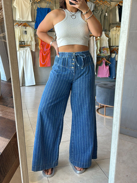 Seraphine Striped Jean