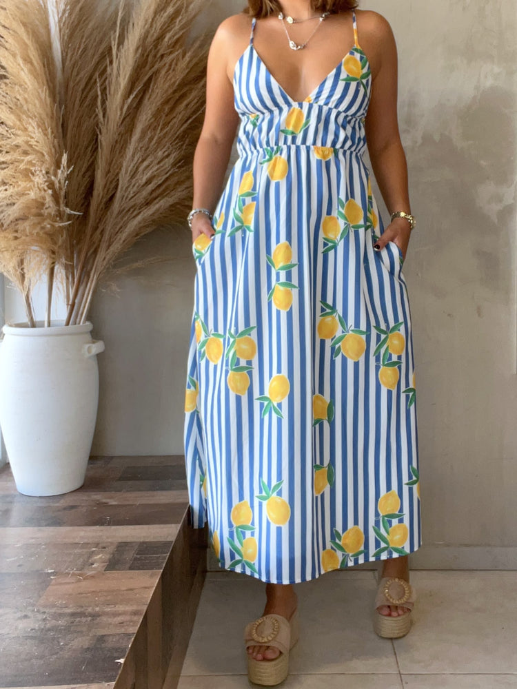 Stripes & Lemons Dress