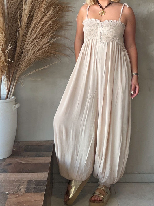 Karlie Ivory Jumpsuit