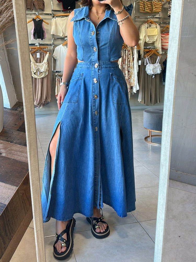 Marjorie Denim Dress