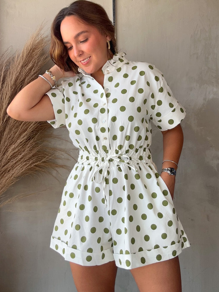 PREORDEN Estefania Polka Dots Romper
