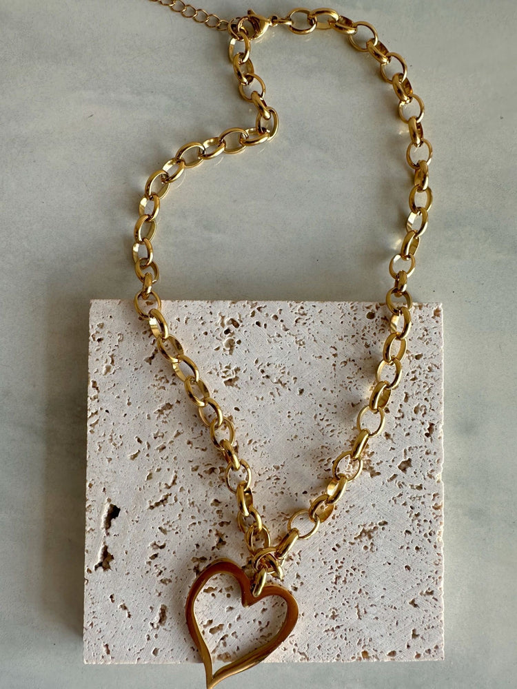 Stainless Steel Heart Necklaces
