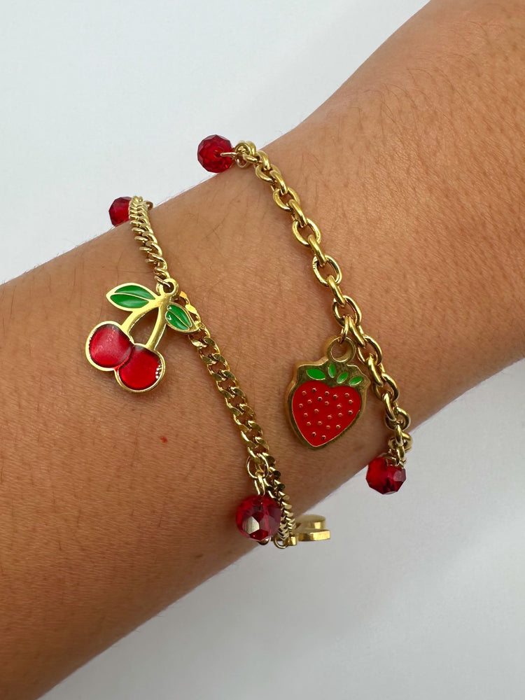 Strawberry Steel Bracelet