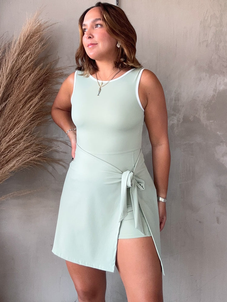 Natalia Mint Active Romper