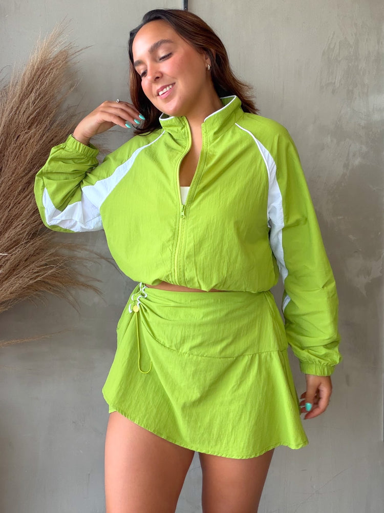 Eiza Lime Jacket & Skort Set