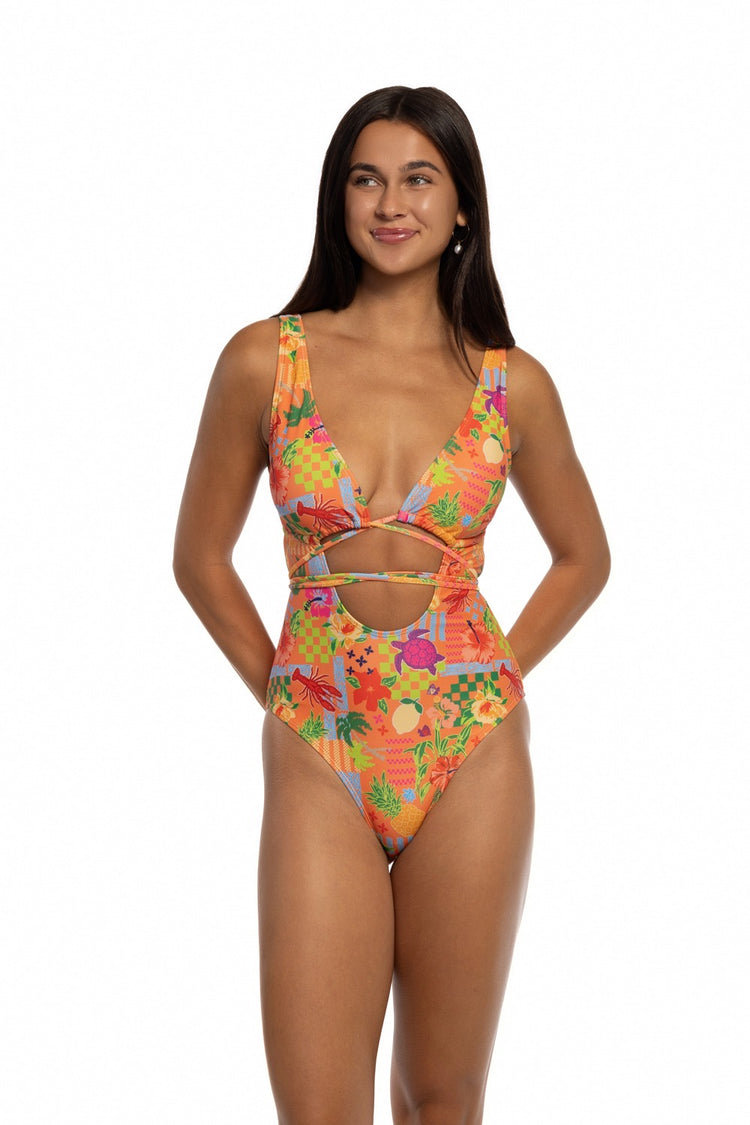 Hawaii One Piece Swimsuit