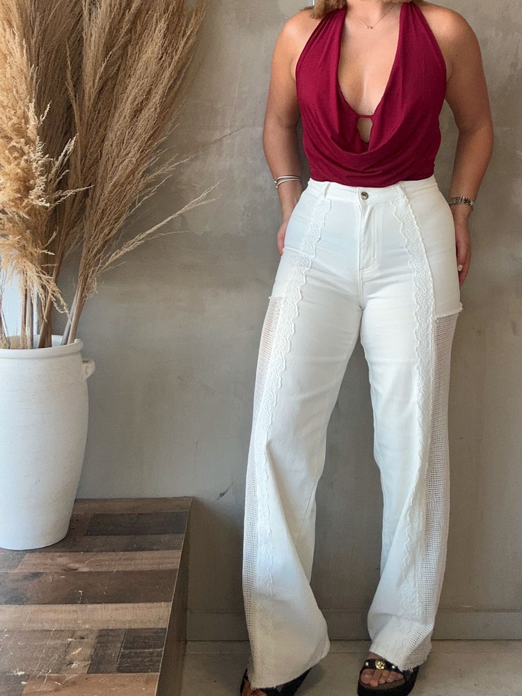 FINAL SALE - Tess White Jean