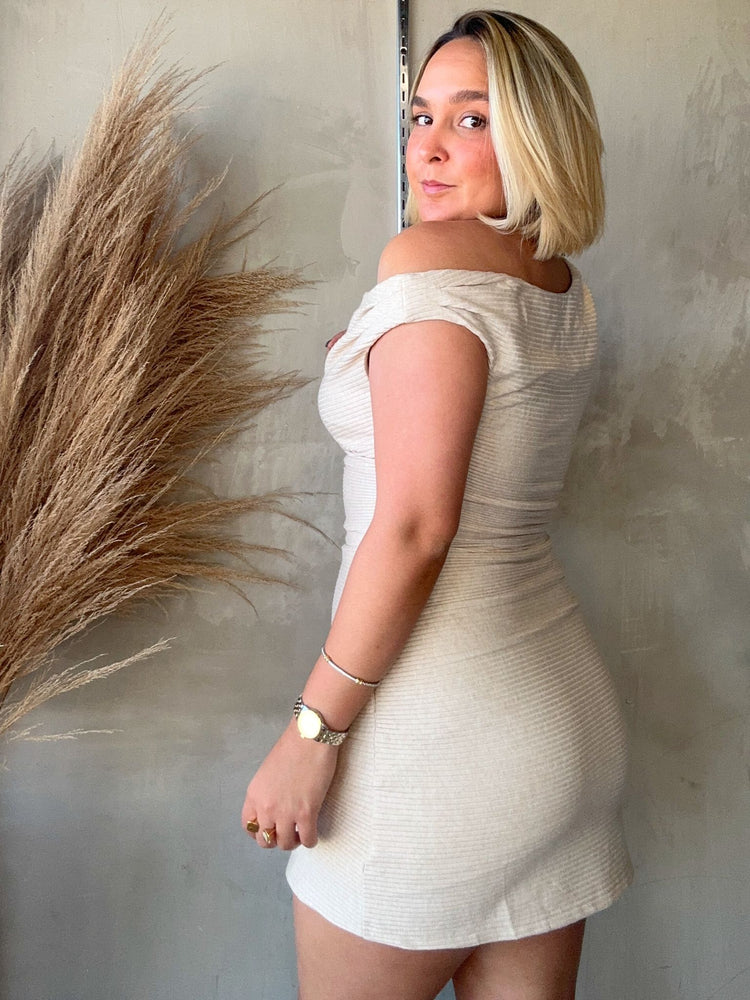 FINAL SALE - Dany Oatmeal Dress