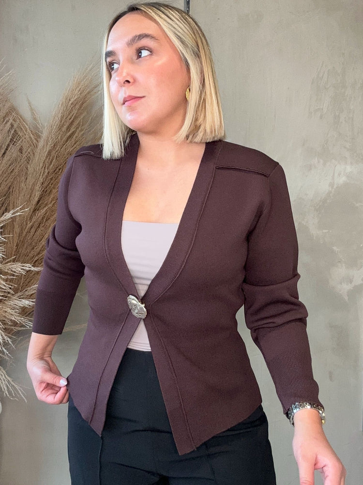 FINAL SALE - Lillian Chocolate Sweater