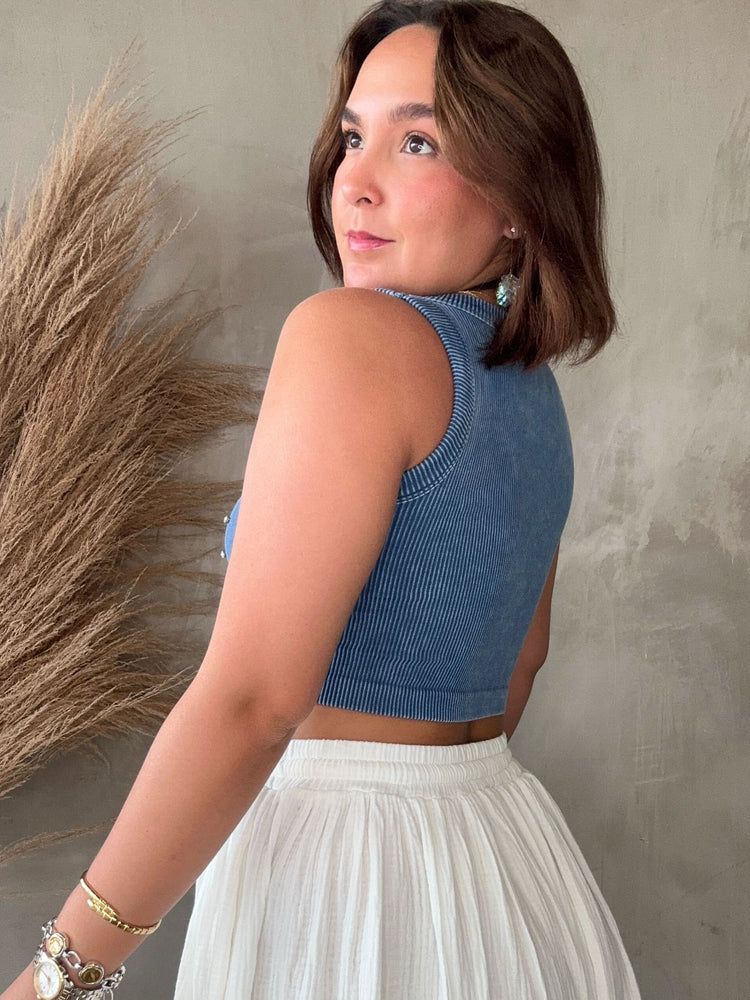 Ambar Blue Basic Top