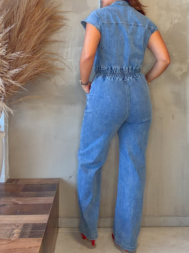 Cali Denim Jumpsuit