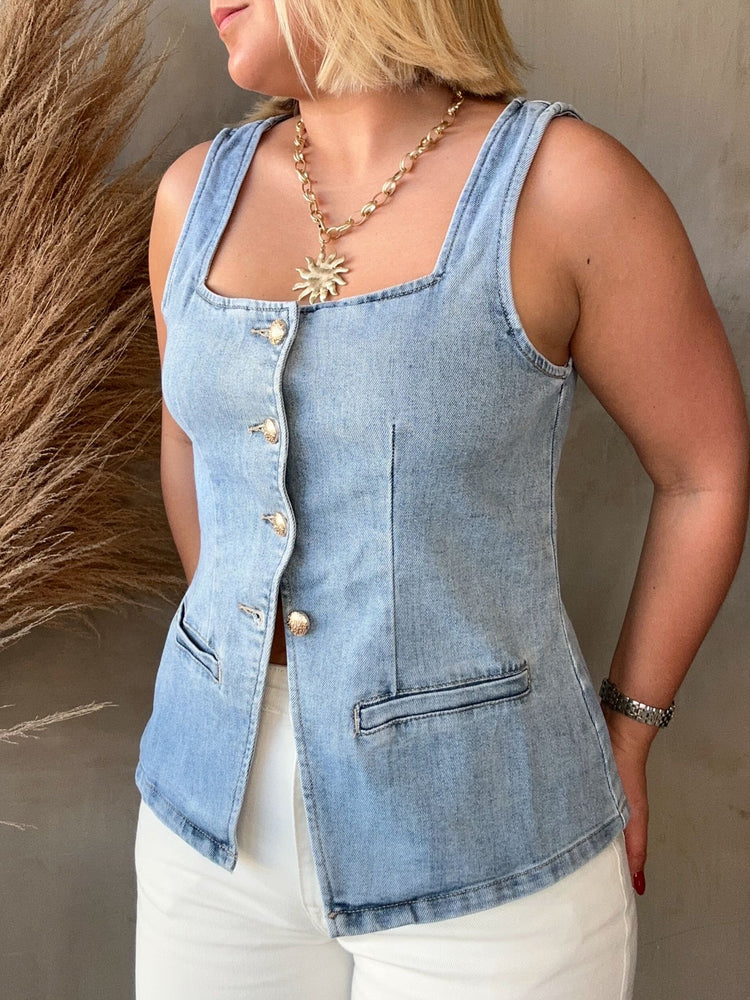 Tallulah Denim Vest