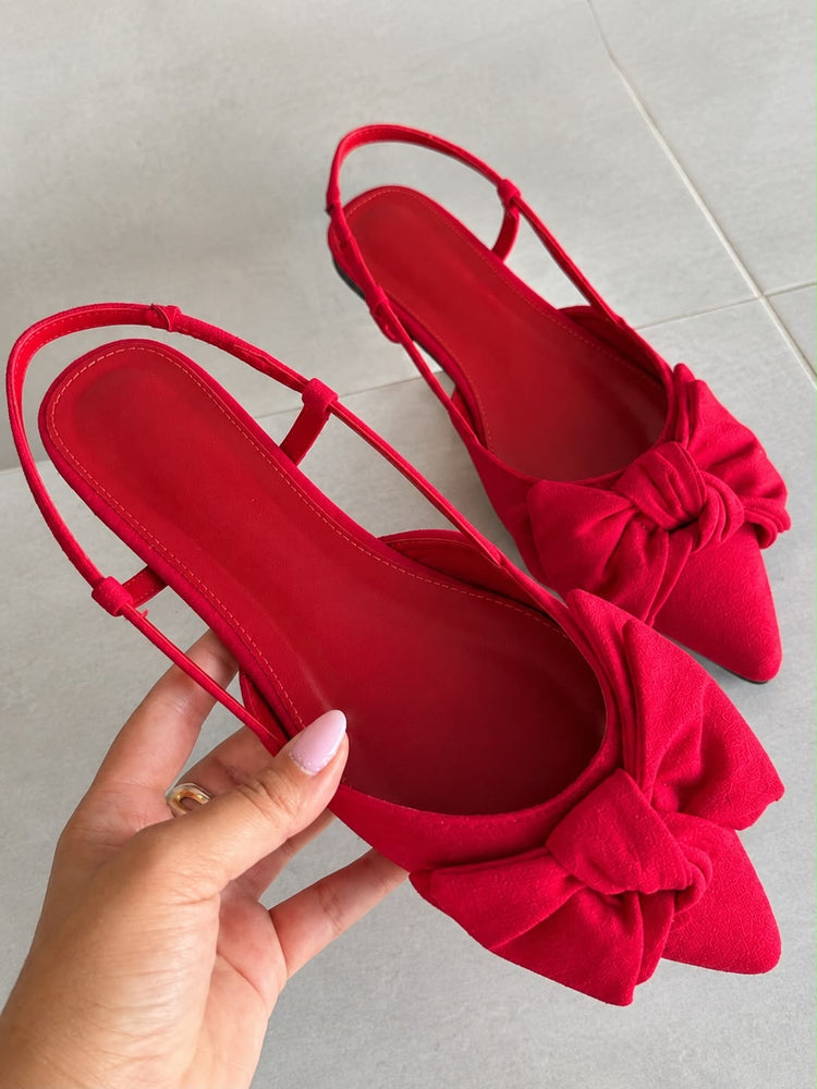Bow Red Flat