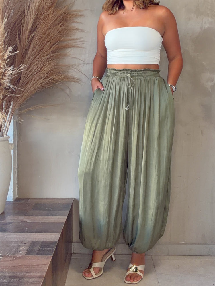 Olivia Satin Balloon Pant