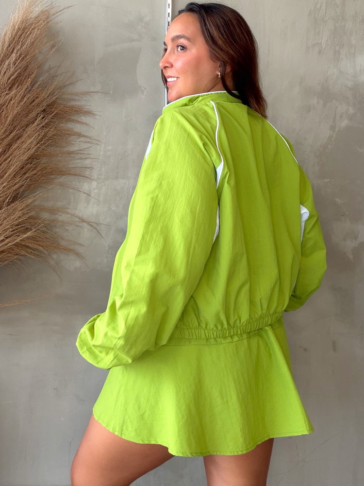Eiza Lime Jacket & Skort Set
