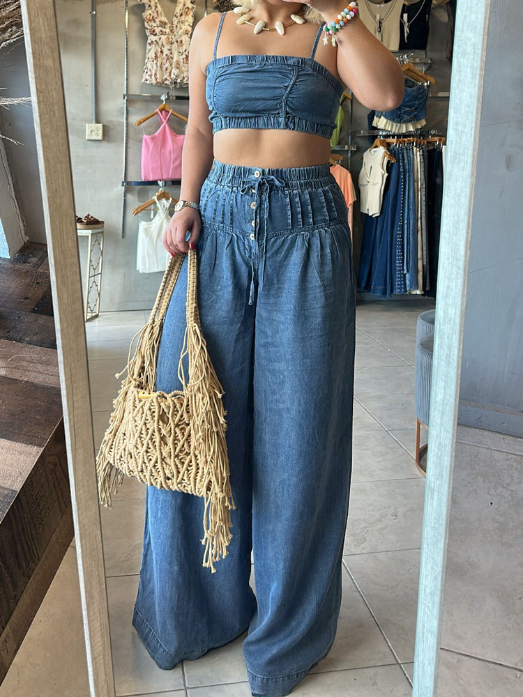 Natural Straw Fringe Bag