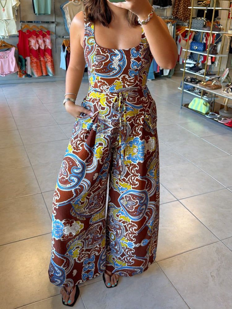 Lucia Paisley Printed Jumpsuit