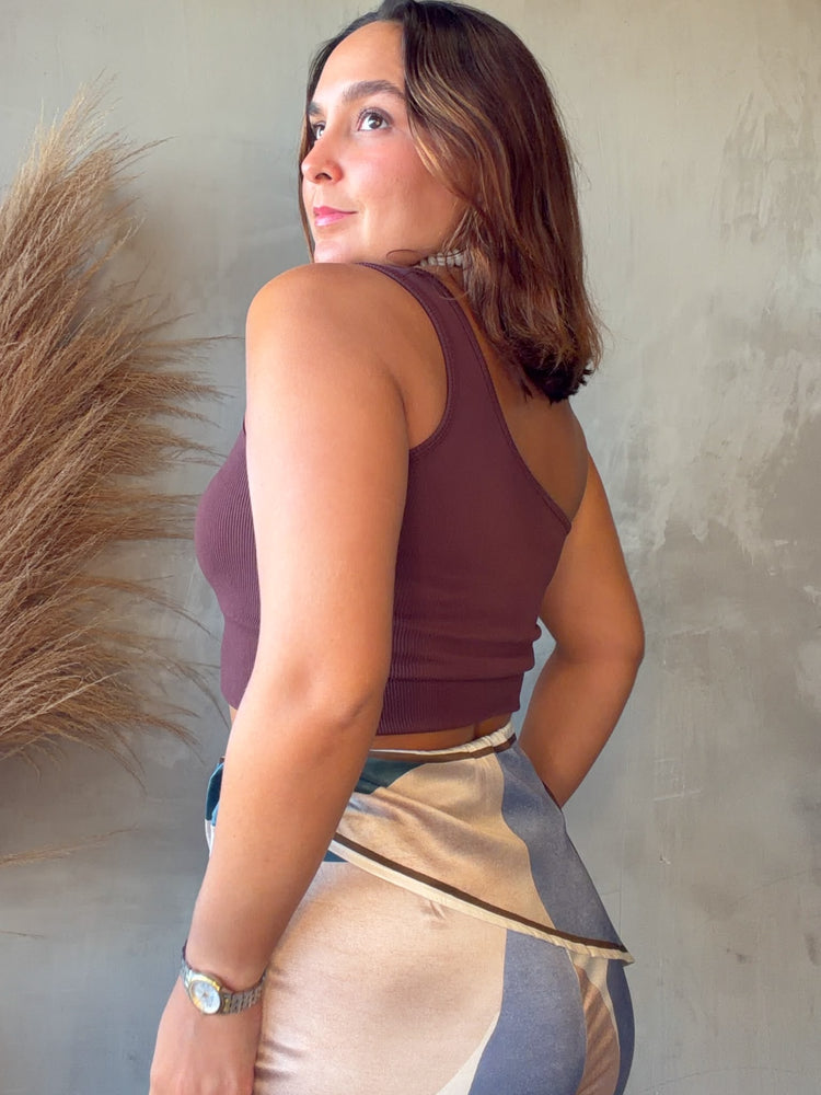 Dana Brown One Shoulder Top
