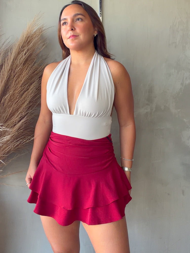 Nancy Red Skort