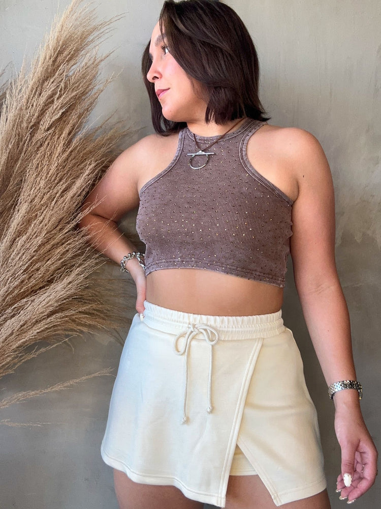 Beth Mocha Tank Top