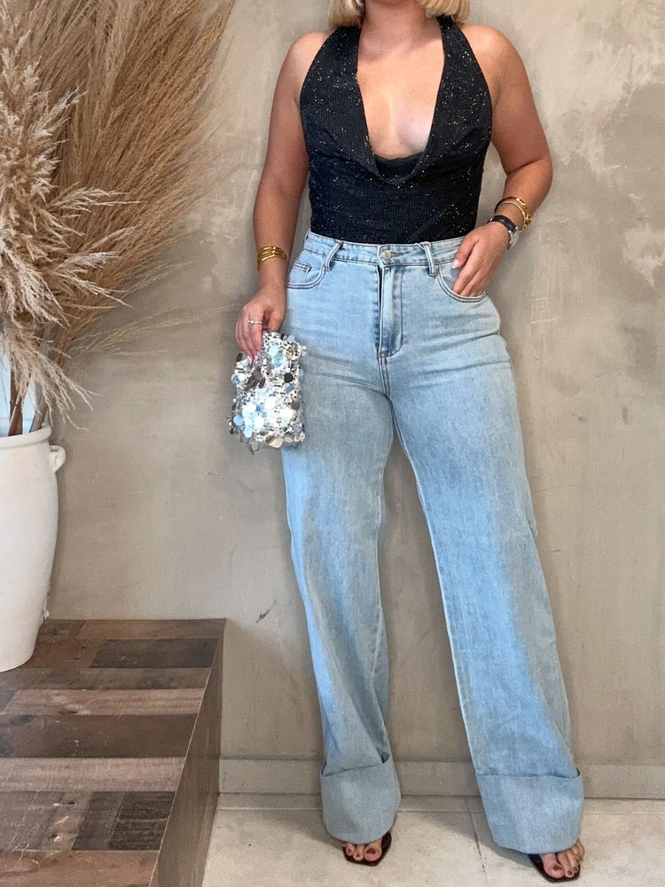 FINAL SALE - Ashlee Rhinestone Bodysuit