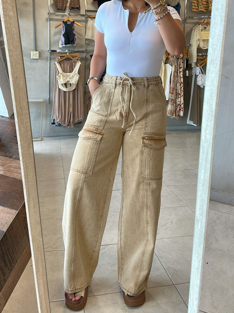 Gemma Tan Wash Jean