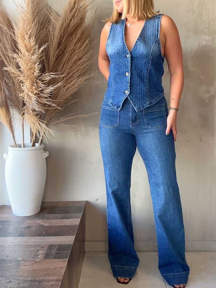 FINAL SALE - Erin Denim Vest