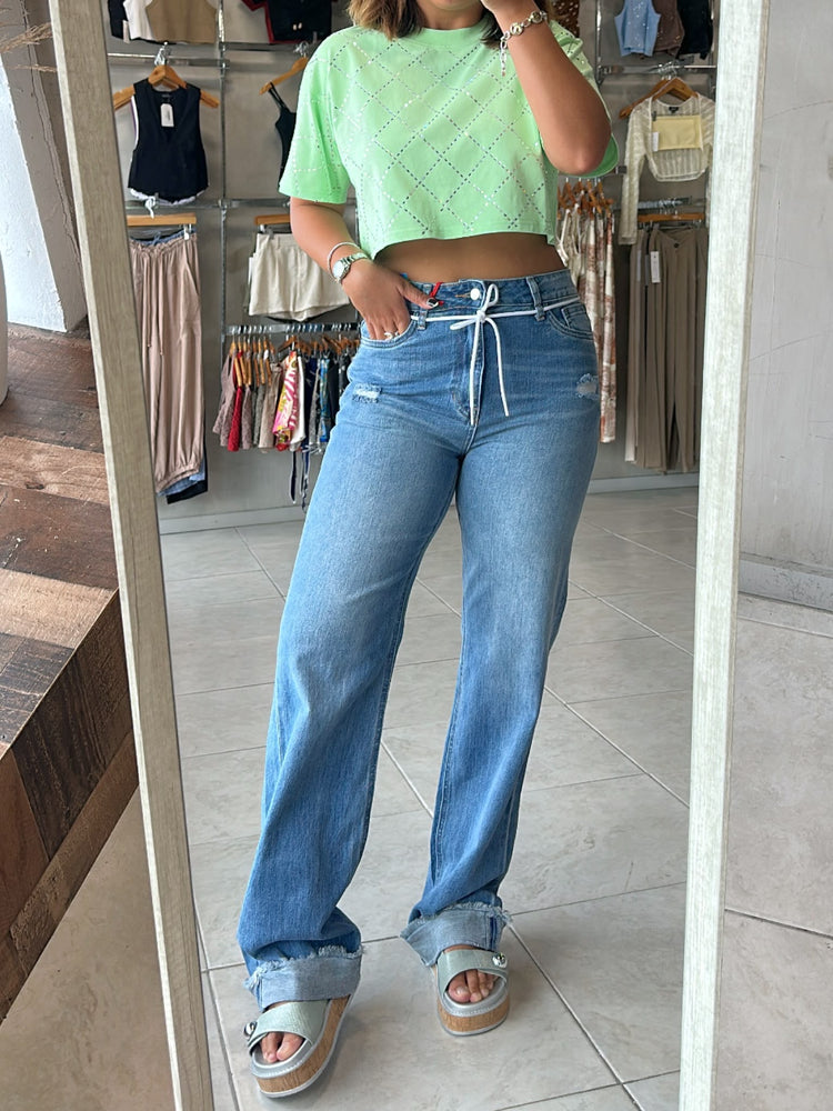Demi Green Tee