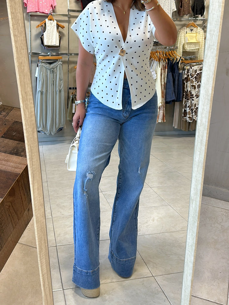 Maitte Polka Dots Top