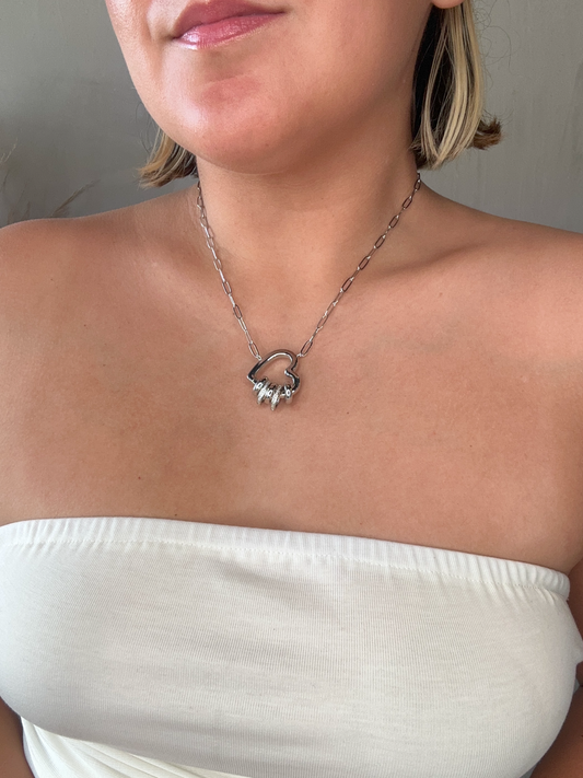 Silver Heart Necklace