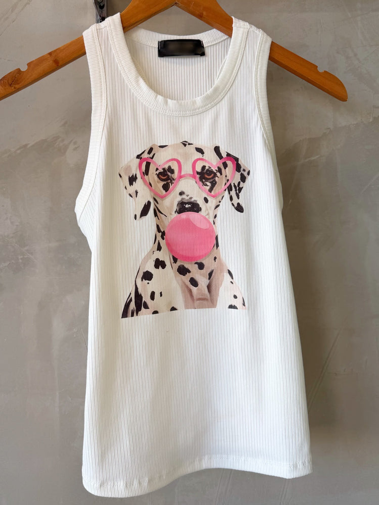 Dalmata Dog Tank Top