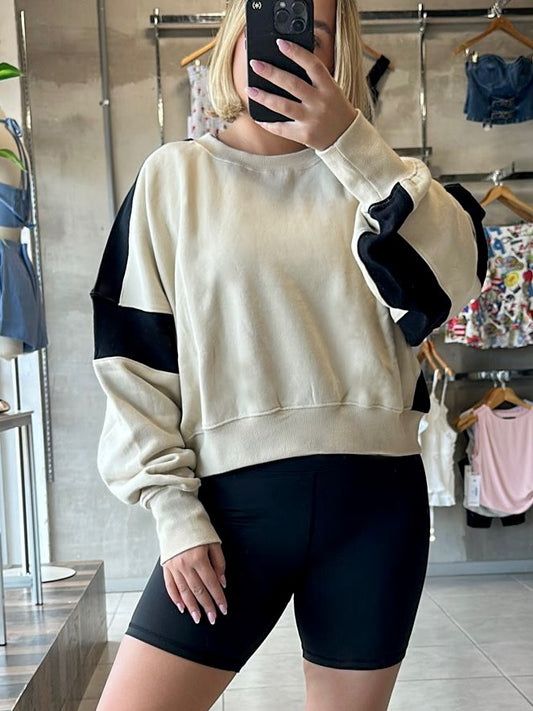 FINAL SALE - Noelle Contrast Sweater