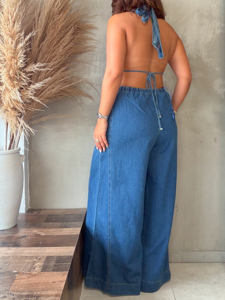 Agnes Denim Jumpsuit